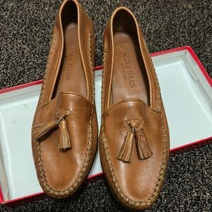 Cole Haan brown leather loafers, size 7.5
